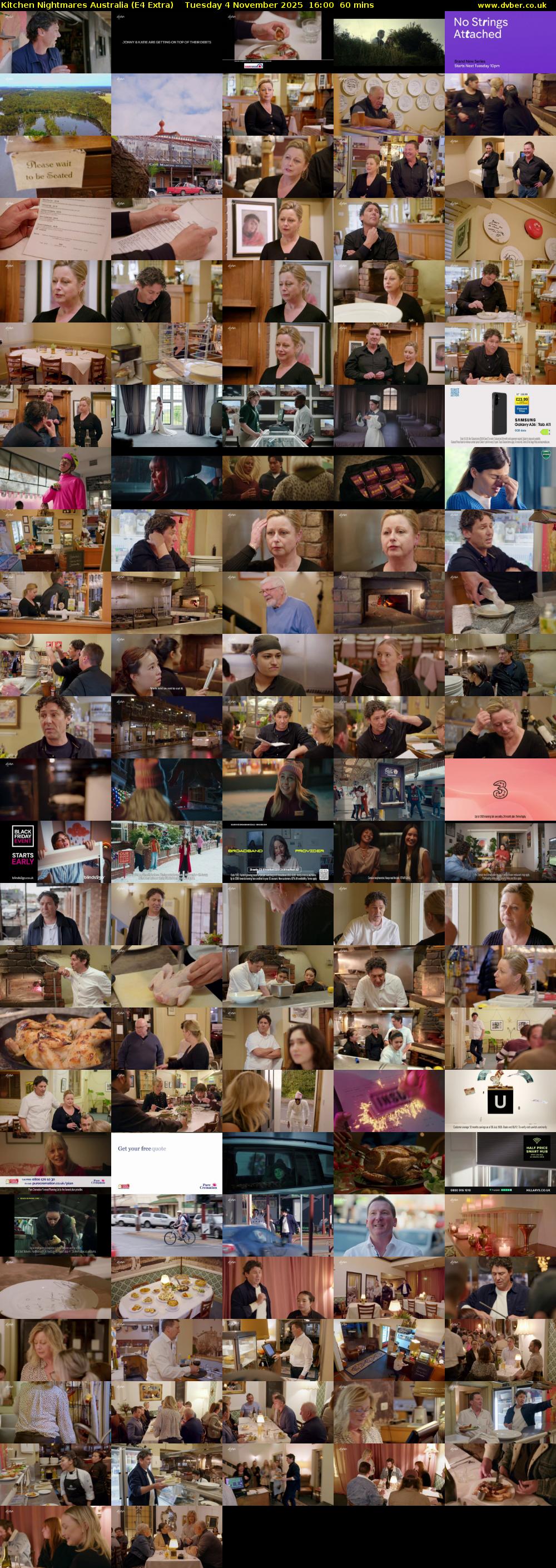 Kitchen Nightmares Australia (E4 Extra) Tuesday 4 November 2025 16:00 - 17:00