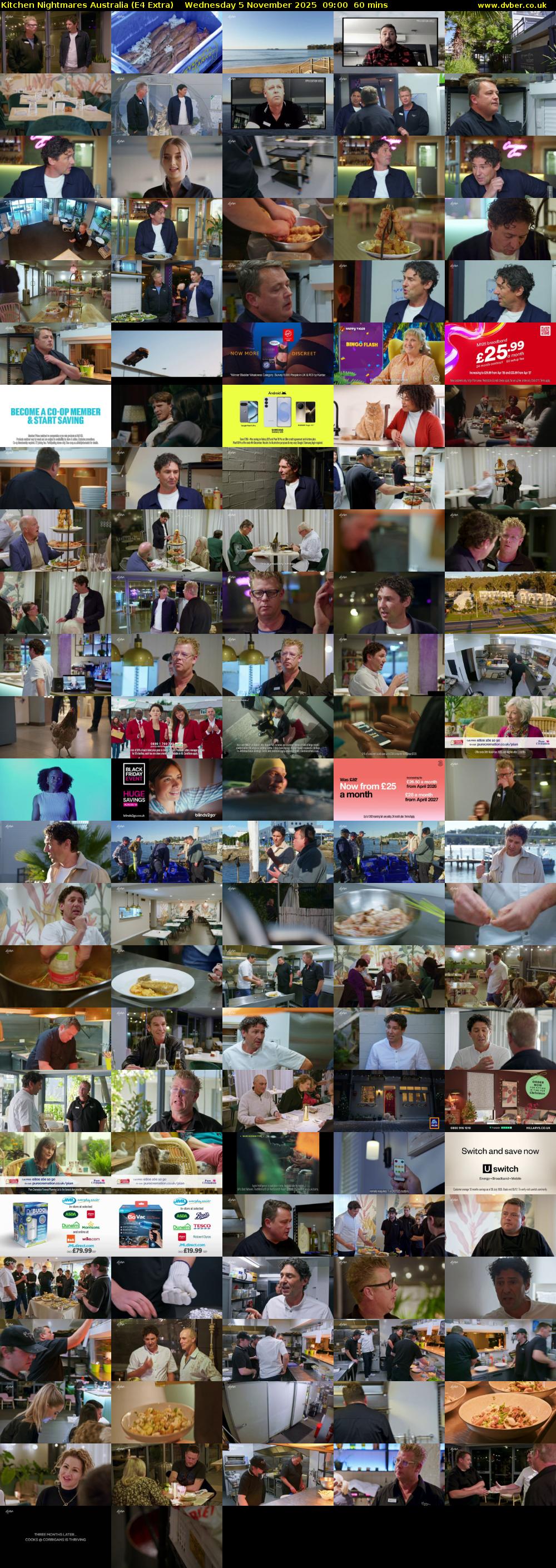 Kitchen Nightmares Australia (E4 Extra) Wednesday 5 November 2025 09:00 - 10:00