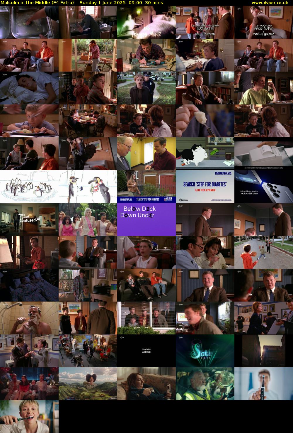 Malcolm in the Middle (E4 Extra) Sunday 1 June 2025 09:00 - 09:30