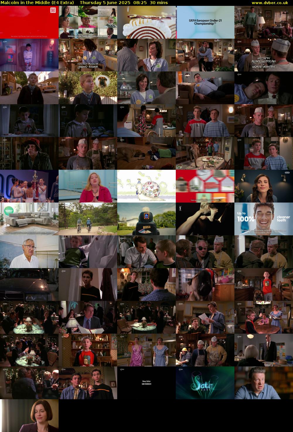 Malcolm in the Middle (E4 Extra) Thursday 5 June 2025 08:25 - 08:55