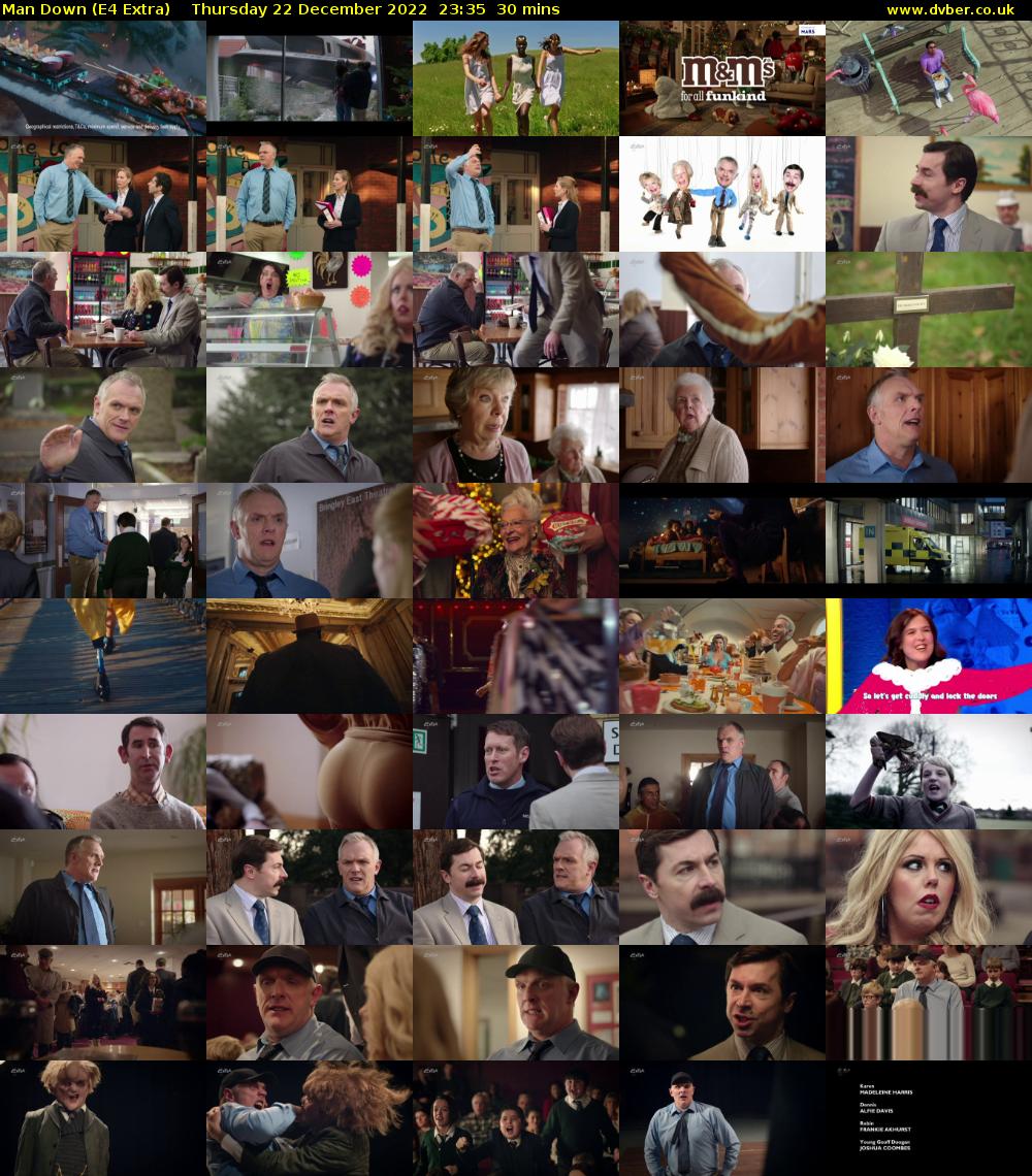 Man Down (E4 Extra) Thursday 22 December 2022 23:35 - 00:05