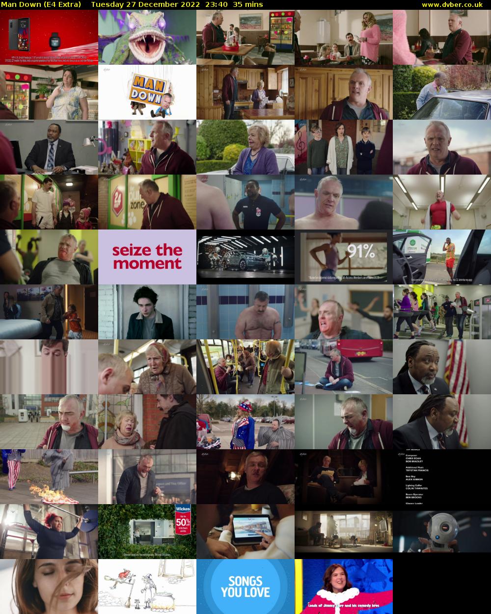 Man Down (E4 Extra) Tuesday 27 December 2022 23:40 - 00:15