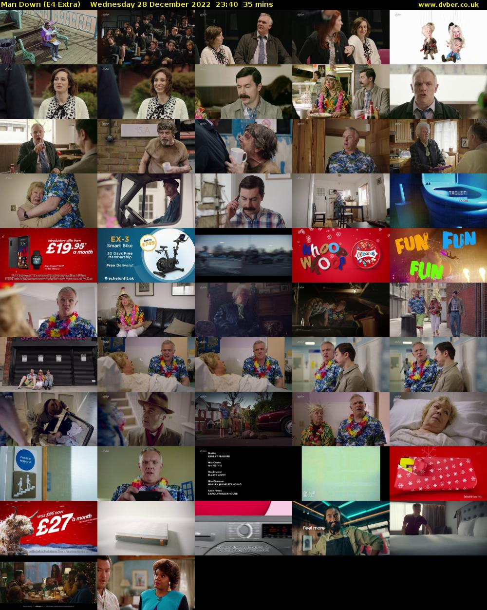 Man Down (E4 Extra) Wednesday 28 December 2022 23:40 - 00:15