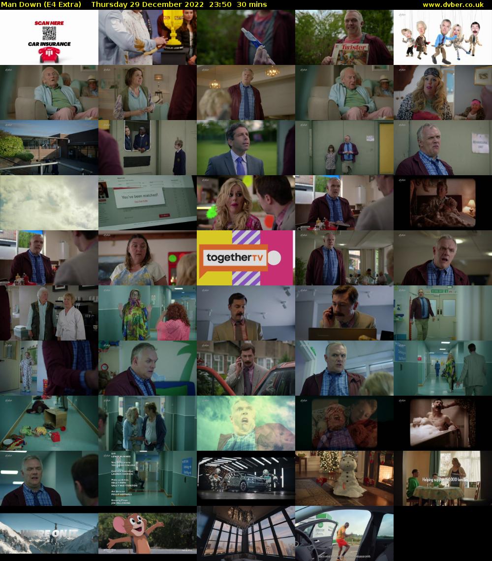 Man Down (E4 Extra) Thursday 29 December 2022 23:50 - 00:20