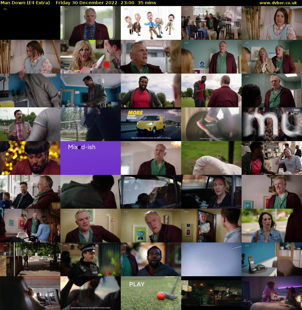 Man Down (E4 Extra) Friday 30 December 2022 23:00 - 23:35