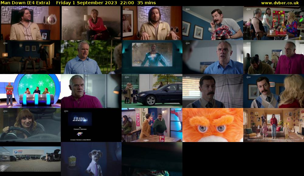 Man Down (E4 Extra) Friday 1 September 2023 22:00 - 22:35