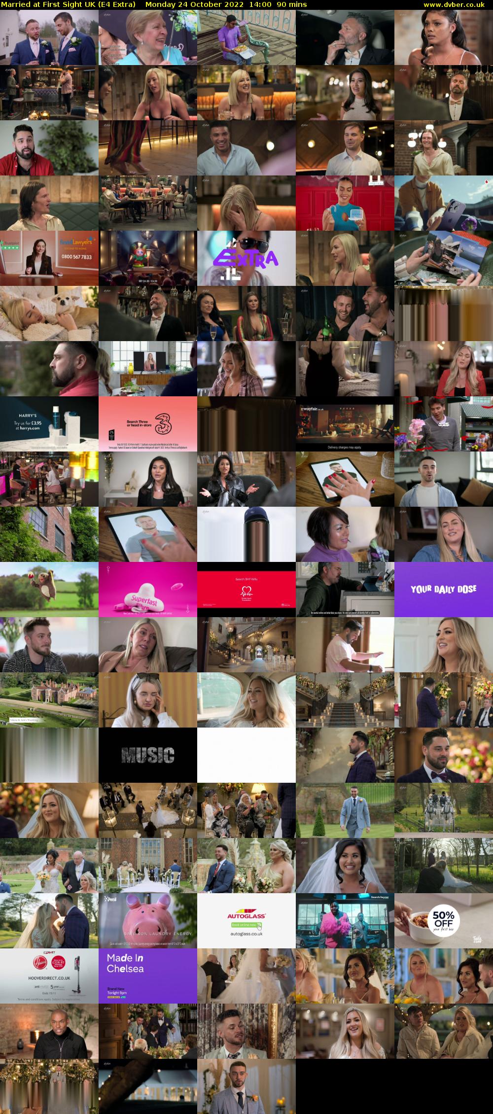 Married at First Sight UK (E4 Extra) Monday 24 October 2022 14:00 - 15:30