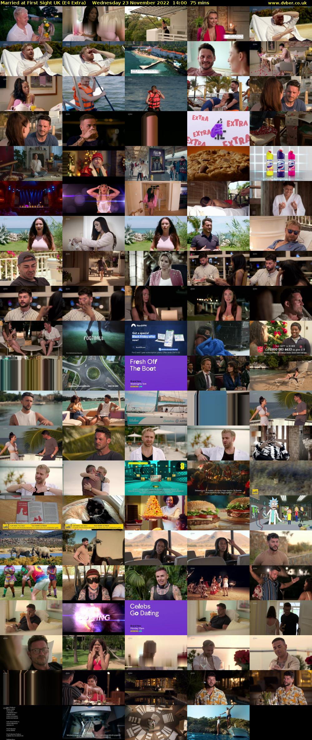 Married at First Sight UK (E4 Extra) Wednesday 23 November 2022 14:00 - 15:15
