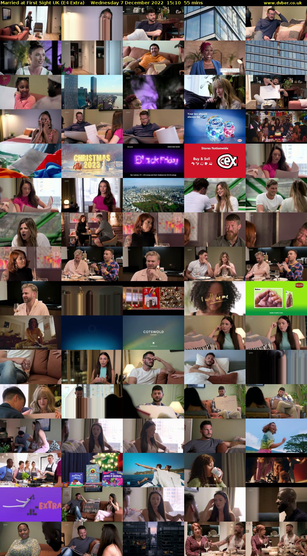 Married at First Sight UK (E4 Extra) Wednesday 7 December 2022 15:10 - 16:05