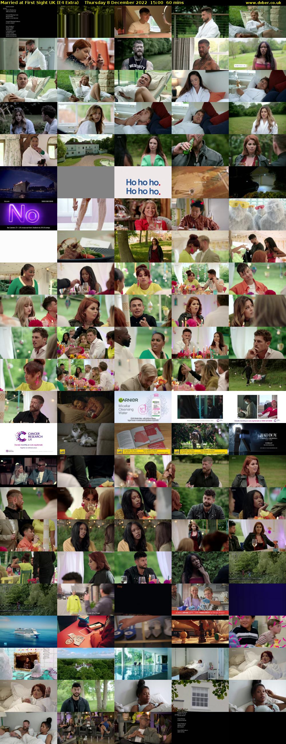 Married at First Sight UK (E4 Extra) Thursday 8 December 2022 15:00 - 16:00