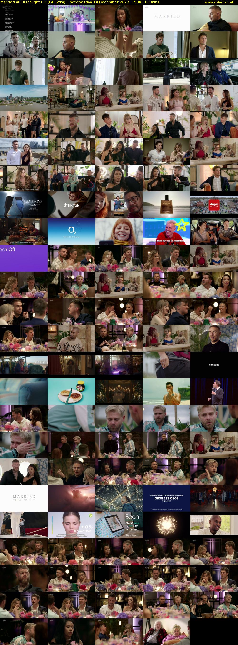 Married at First Sight UK (E4 Extra) Wednesday 14 December 2022 15:00 - 16:00