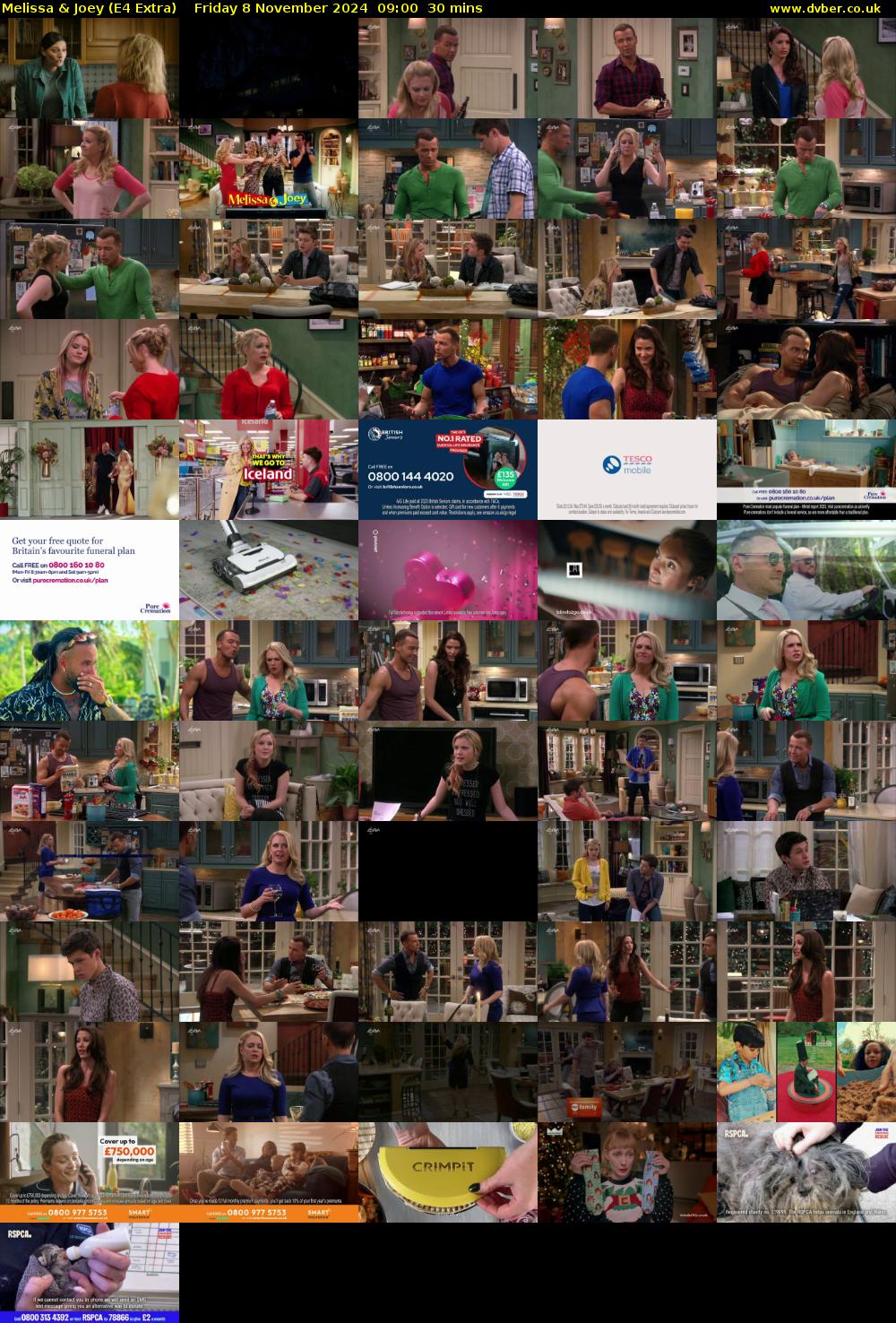 Melissa & Joey (E4 Extra) Friday 8 November 2024 09:00 - 09:30