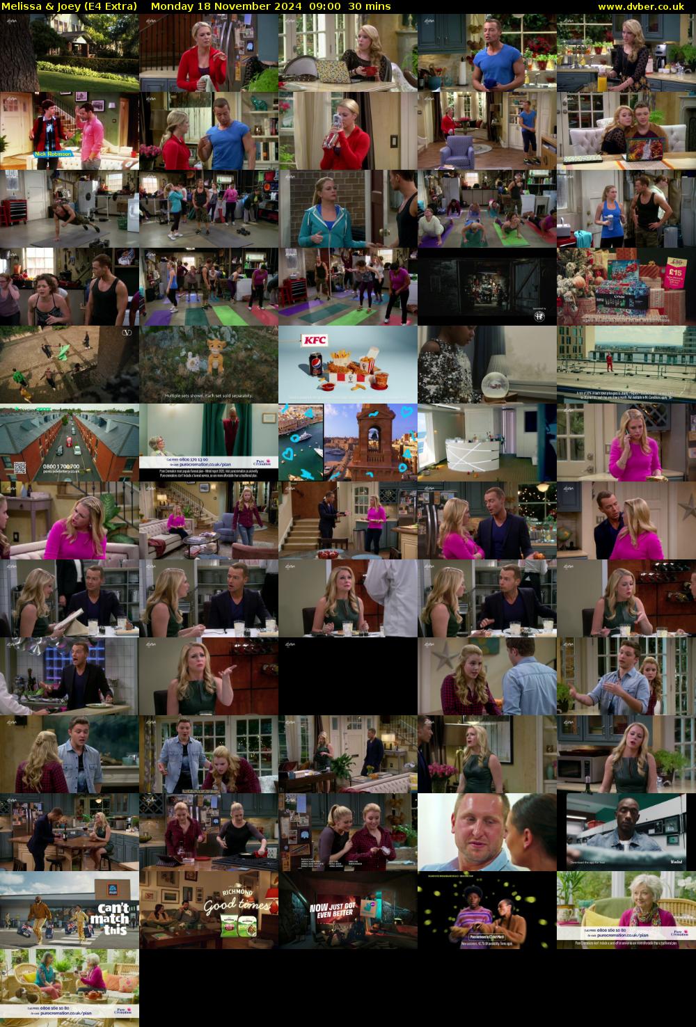 Melissa & Joey (E4 Extra) Monday 18 November 2024 09:00 - 09:30