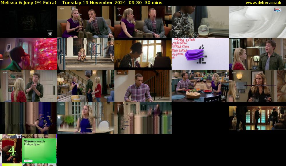 Melissa & Joey (E4 Extra) Tuesday 19 November 2024 09:30 - 10:00