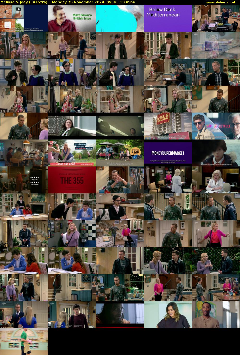 Melissa & Joey (E4 Extra) Monday 25 November 2024 09:30 - 10:00