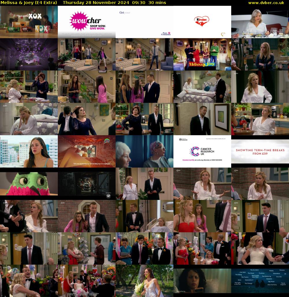Melissa & Joey (E4 Extra) Thursday 28 November 2024 09:30 - 10:00
