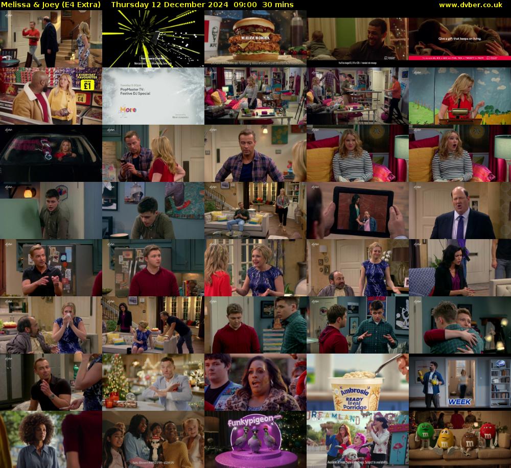 Melissa & Joey (E4 Extra) Thursday 12 December 2024 09:00 - 09:30