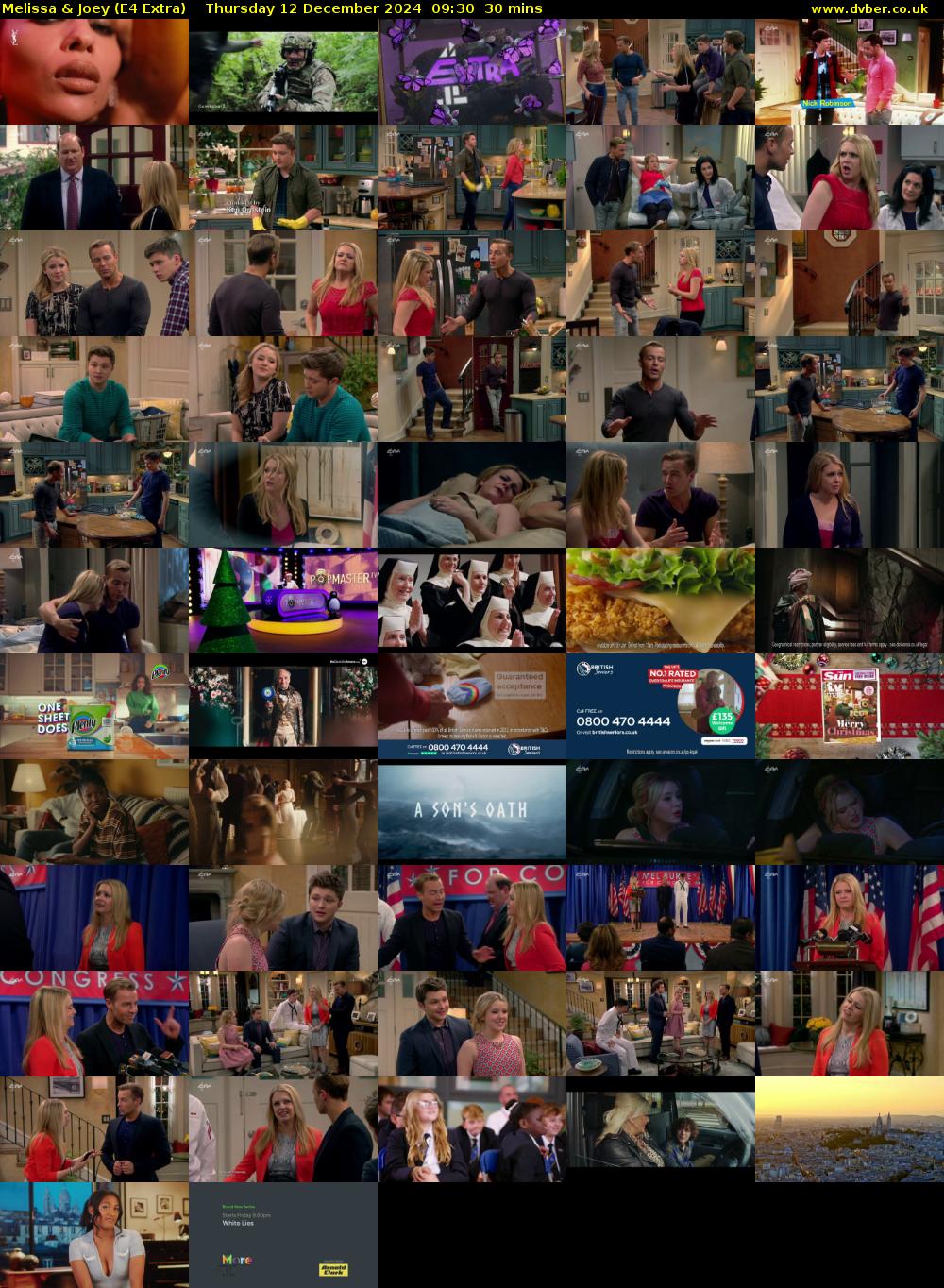 Melissa & Joey (E4 Extra) Thursday 12 December 2024 09:30 - 10:00