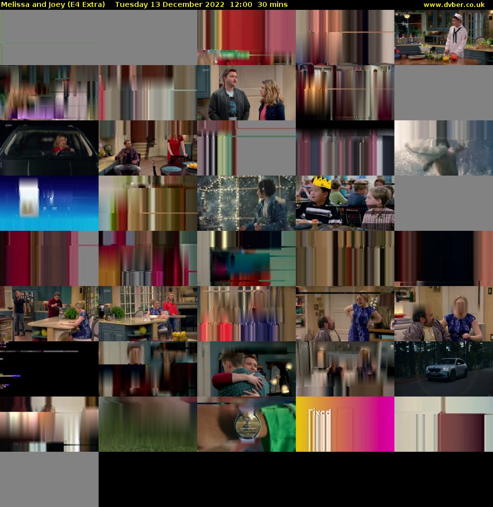 Melissa and Joey (E4 Extra) Tuesday 13 December 2022 12:00 - 12:30