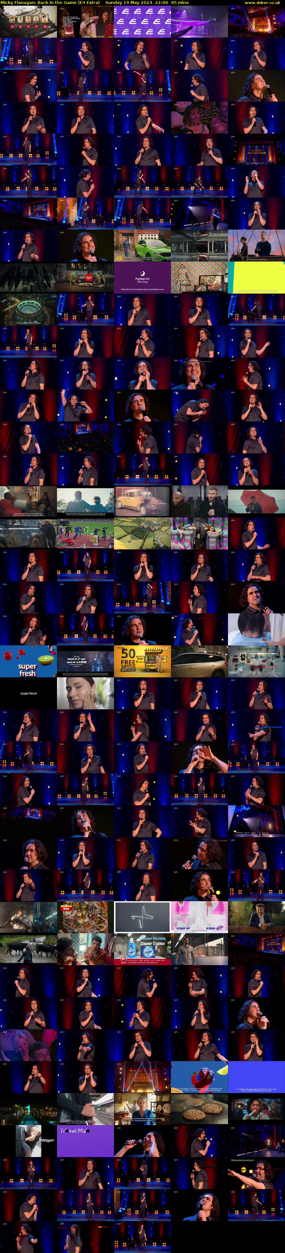 Micky Flanagan: Back in the Game (E4 Extra) Sunday 19 May 2024 22:00 - 23:35