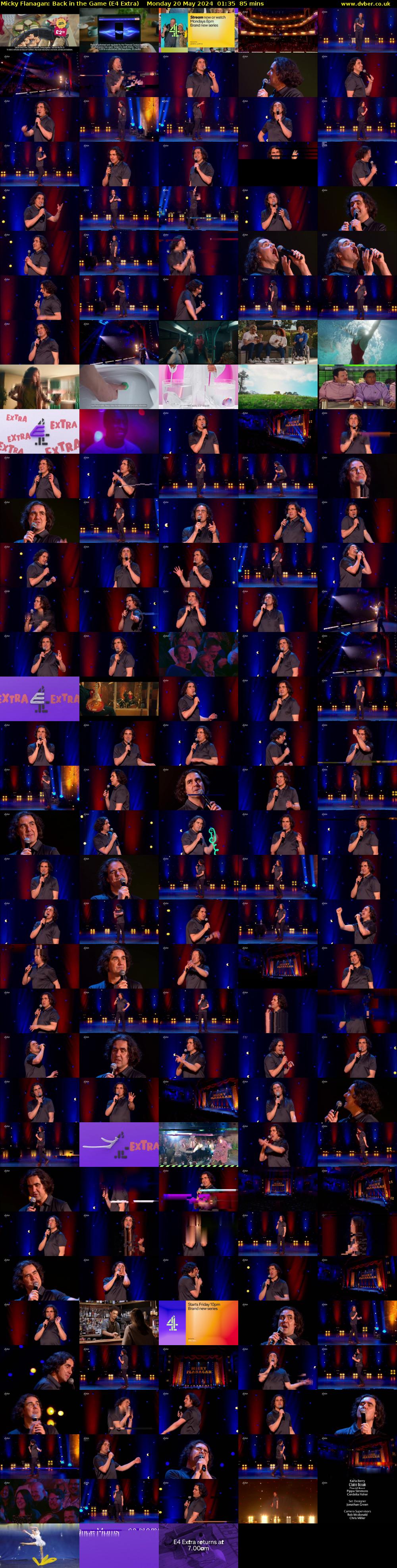 Micky Flanagan: Back in the Game (E4 Extra) Monday 20 May 2024 01:35 - 03:00