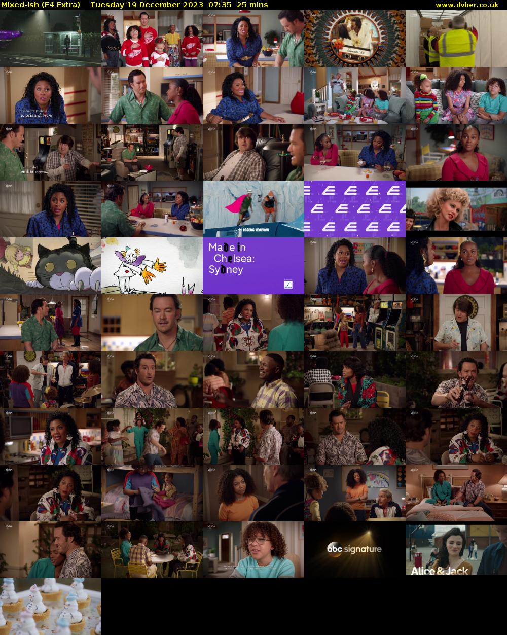 Mixed-ish (E4 Extra) Tuesday 19 December 2023 07:35 - 08:00