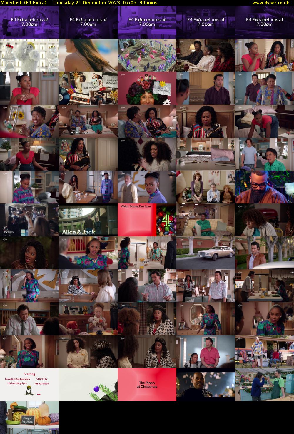 Mixed-ish (E4 Extra) Thursday 21 December 2023 07:05 - 07:35