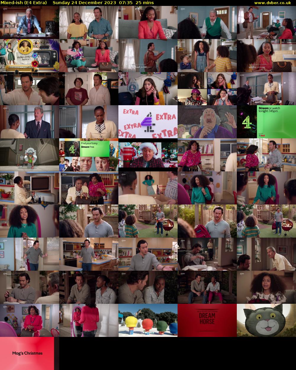Mixed-ish (E4 Extra) Sunday 24 December 2023 07:35 - 08:00