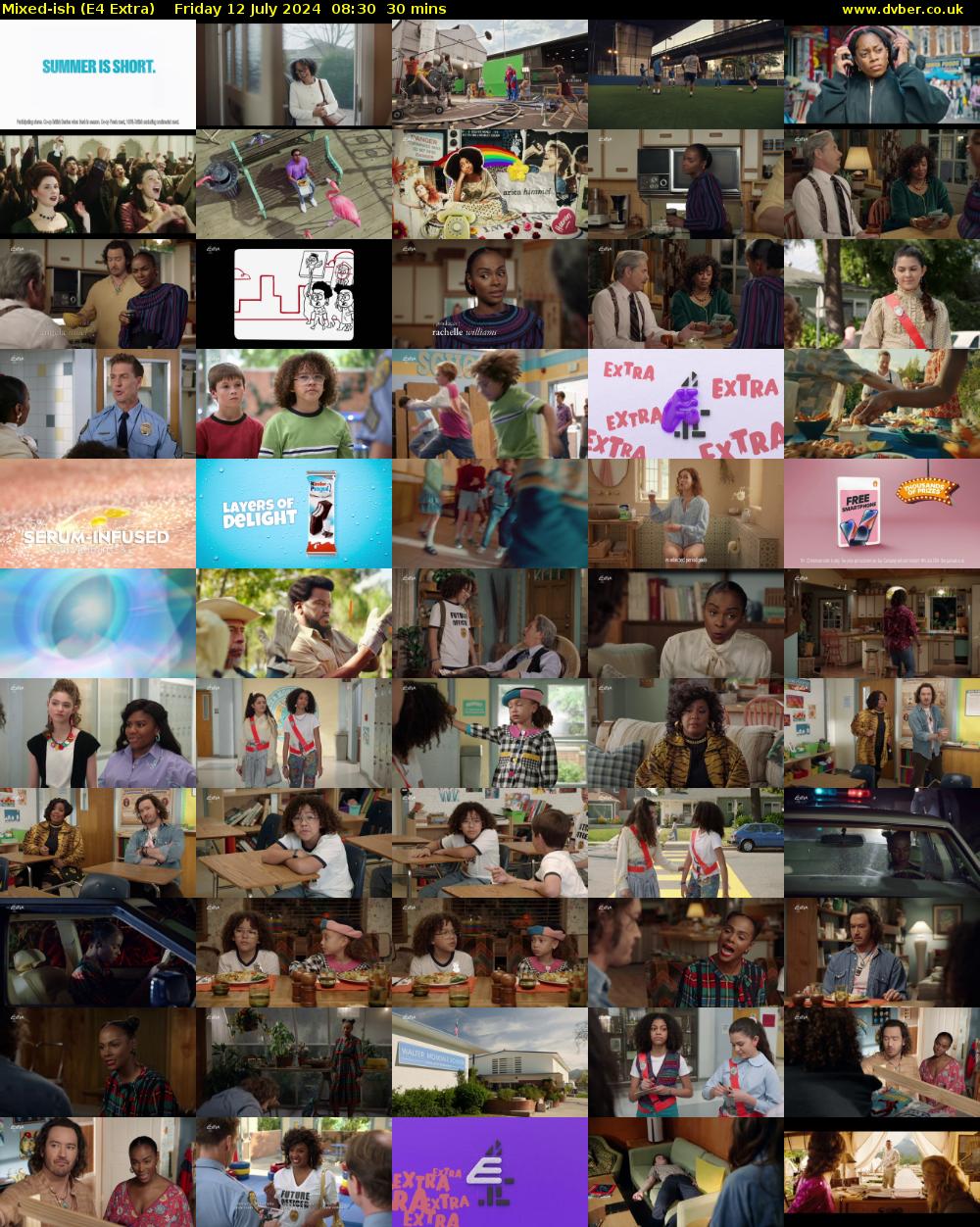 Mixed-ish (E4 Extra) Friday 12 July 2024 08:30 - 09:00