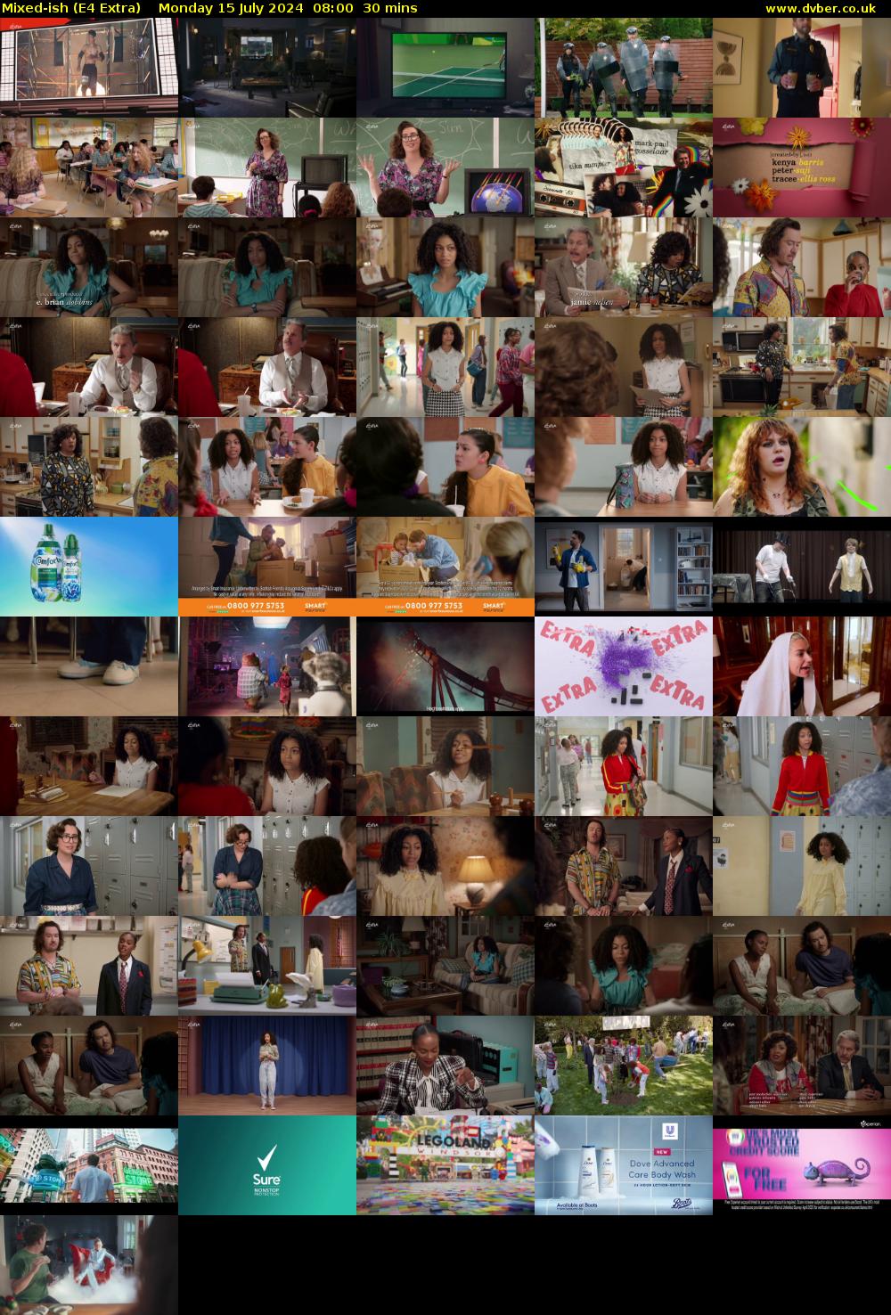 Mixed-ish (E4 Extra) Monday 15 July 2024 08:00 - 08:30
