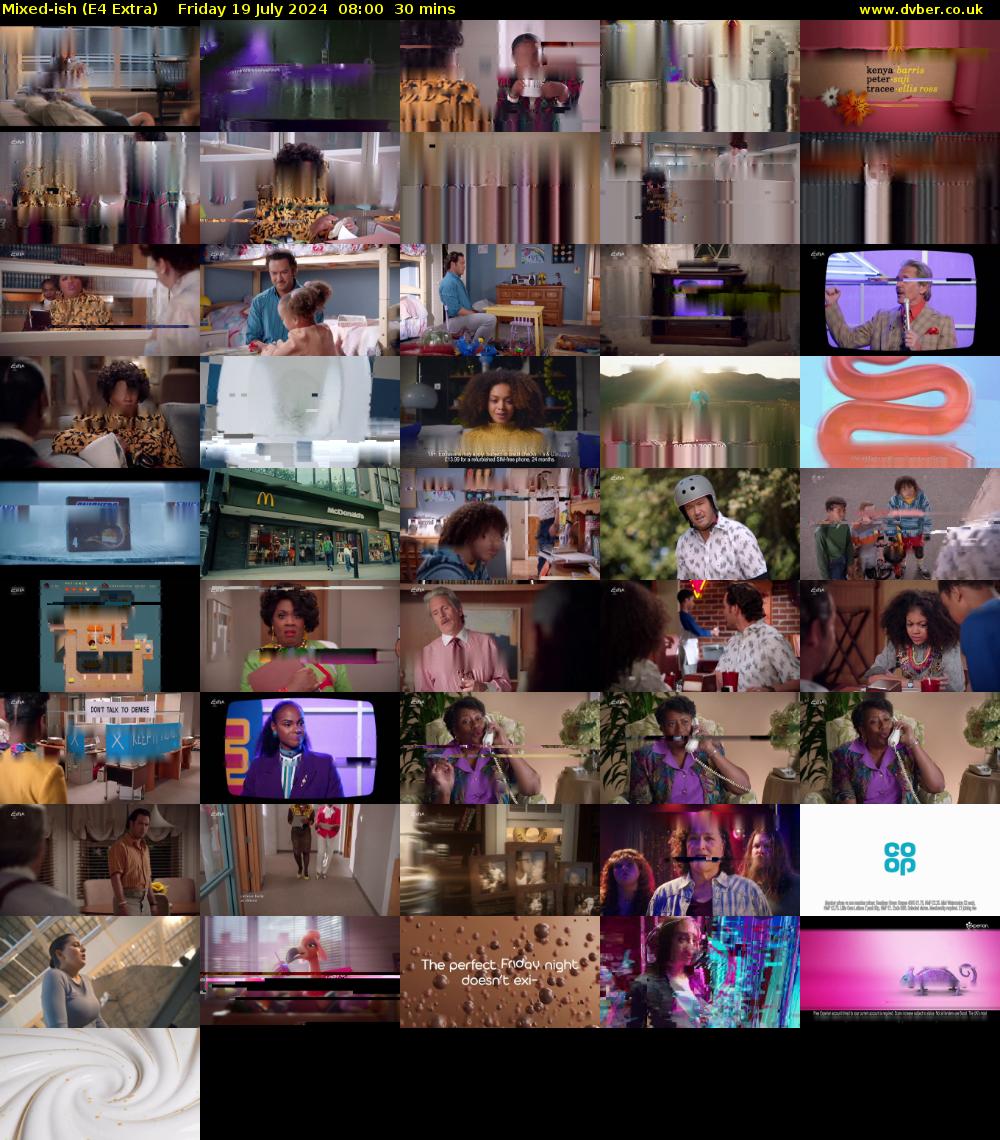 Mixed-ish (E4 Extra) Friday 19 July 2024 08:00 - 08:30