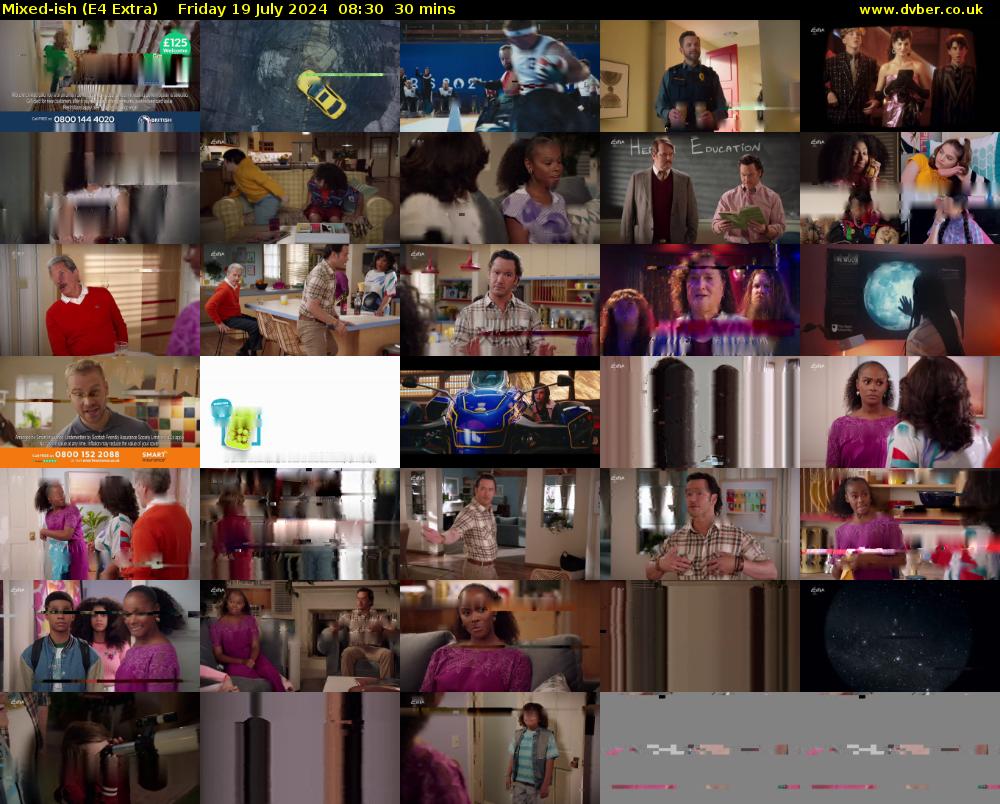 Mixed-ish (E4 Extra) Friday 19 July 2024 08:30 - 09:00