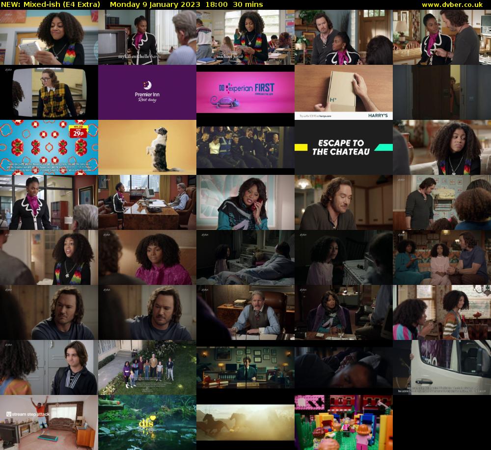 NEW: Mixed-ish (E4 Extra) Monday 9 January 2023 18:00 - 18:30