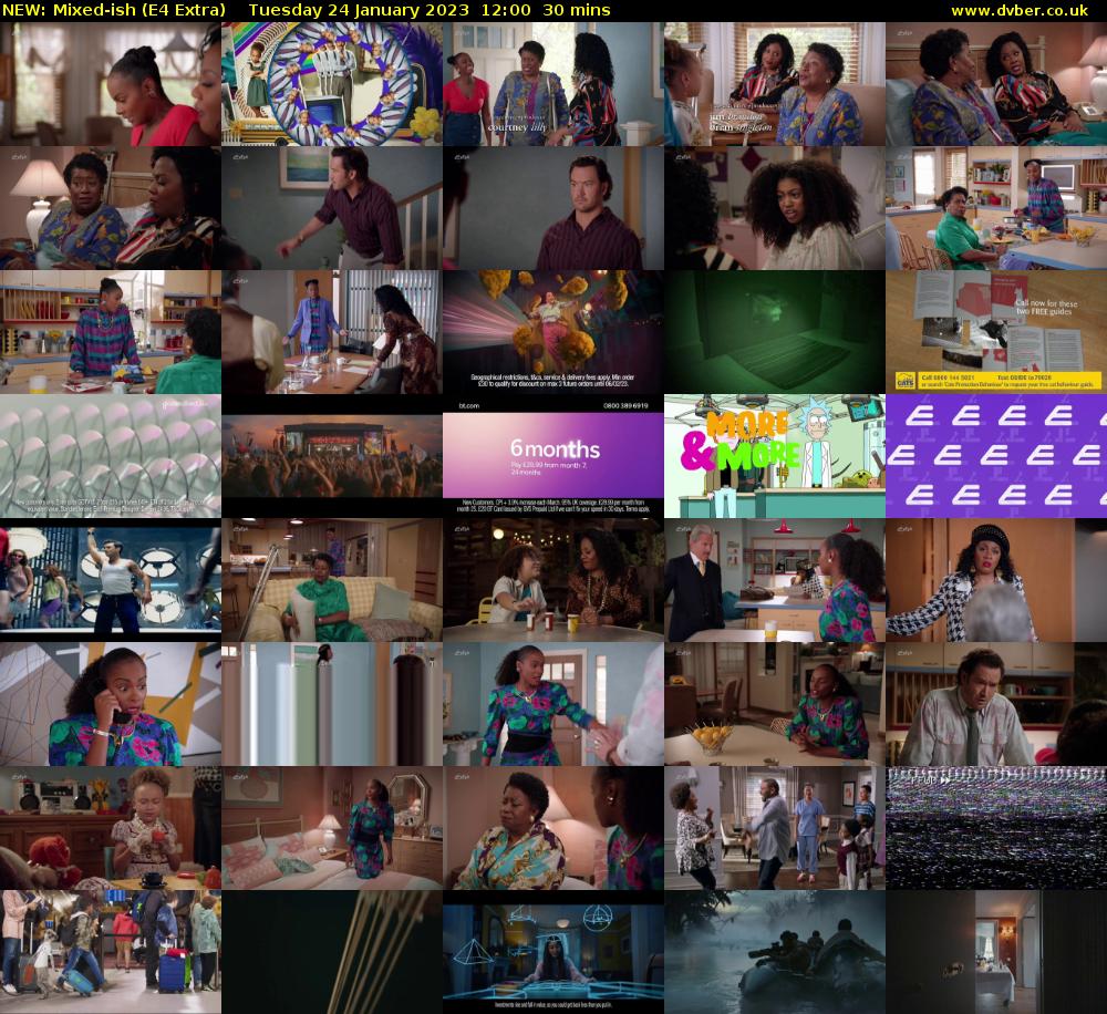 NEW: Mixed-ish (E4 Extra) Tuesday 24 January 2023 12:00 - 12:30