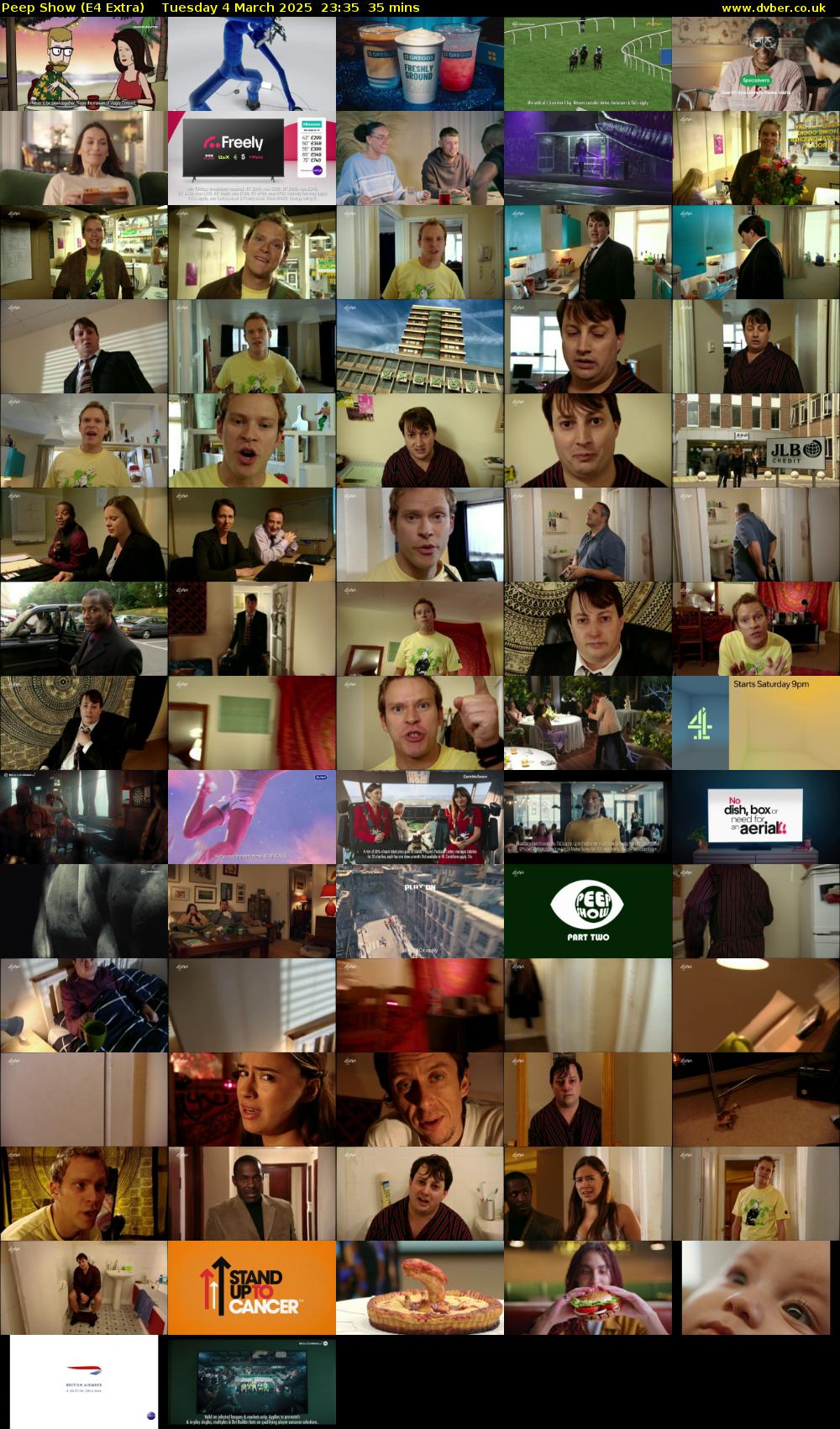 Peep Show (E4 Extra) Tuesday 4 March 2025 23:35 - 00:10