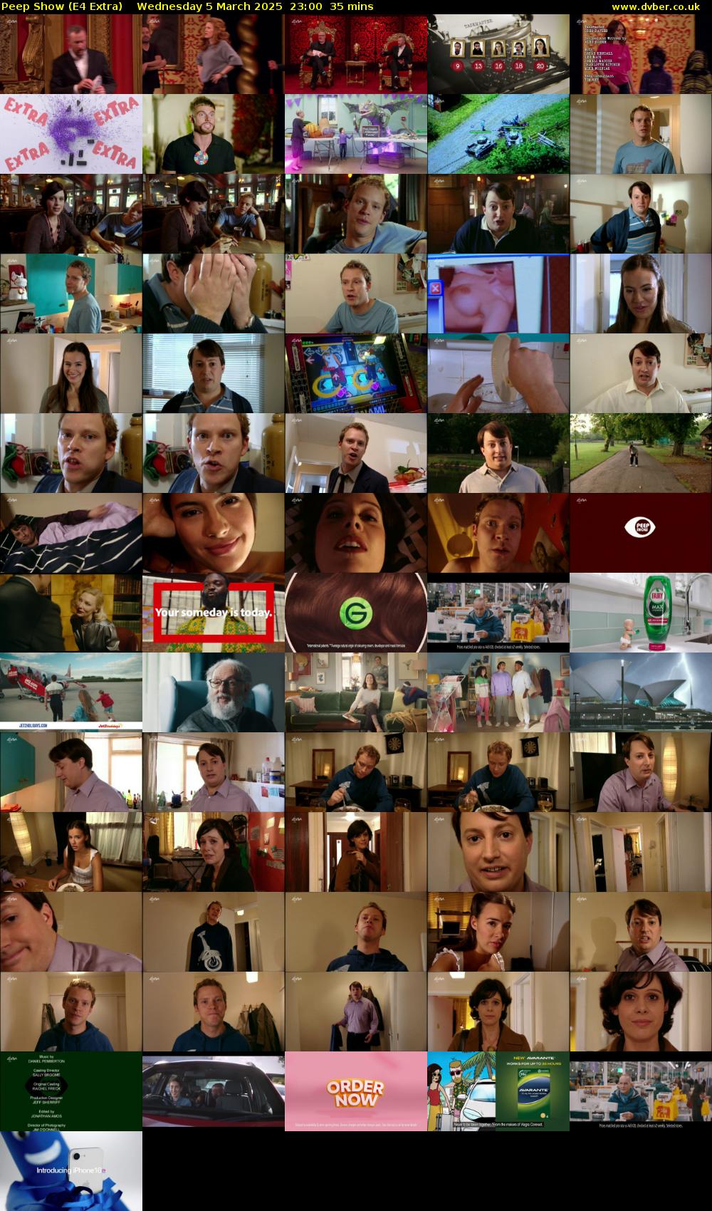 Peep Show (E4 Extra) Wednesday 5 March 2025 23:00 - 23:35