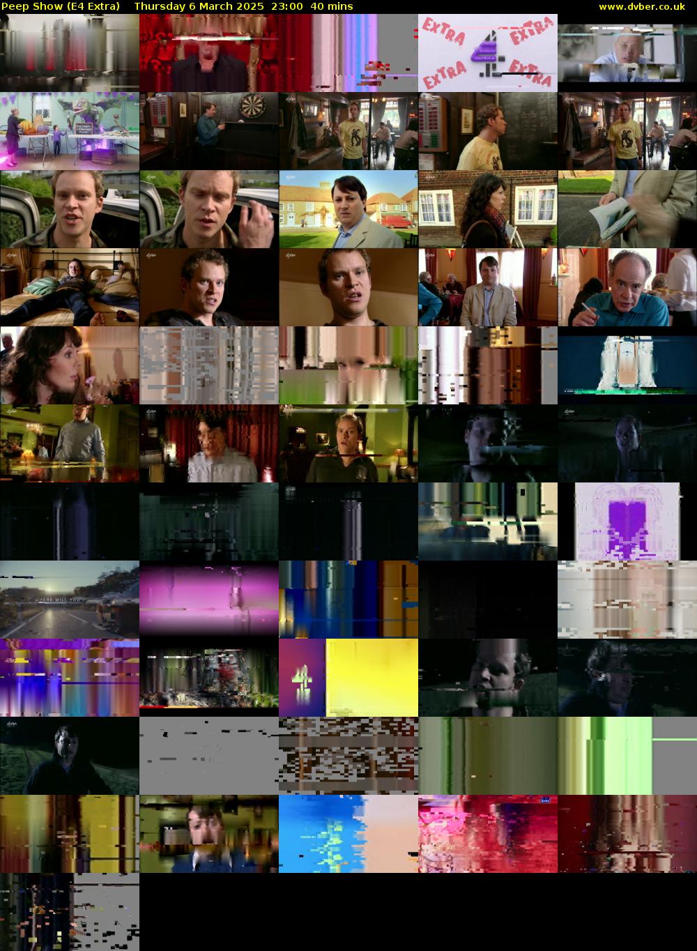 Peep Show (E4 Extra) Thursday 6 March 2025 23:00 - 23:40