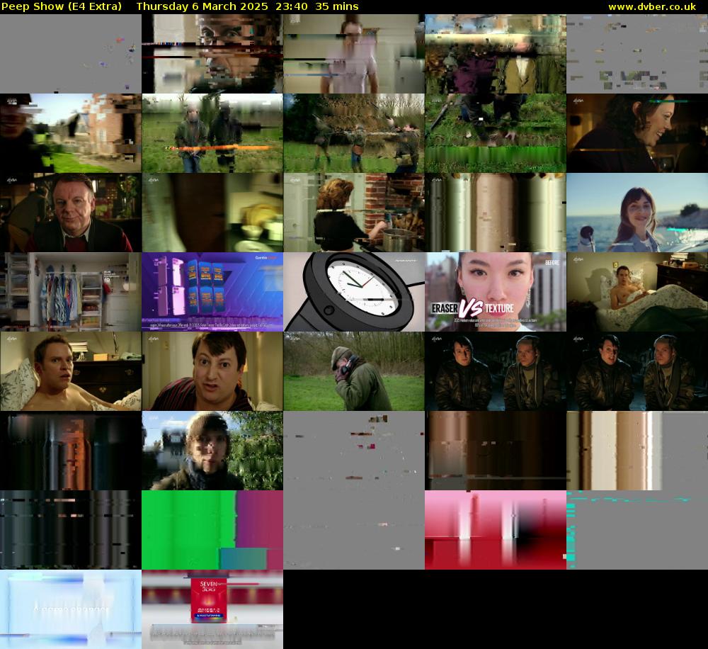 Peep Show (E4 Extra) Thursday 6 March 2025 23:40 - 00:15
