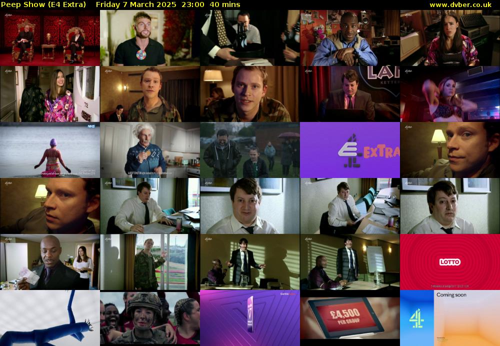 Peep Show (E4 Extra) Friday 7 March 2025 23:00 - 23:40