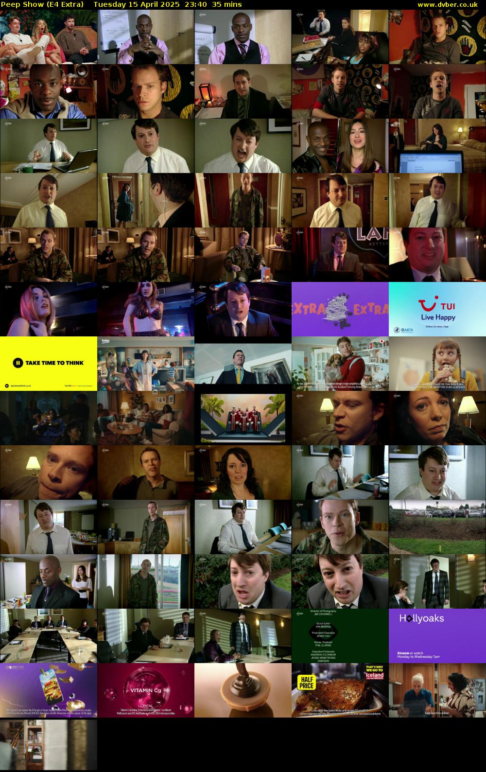 Peep Show (E4 Extra) Tuesday 15 April 2025 23:40 - 00:15