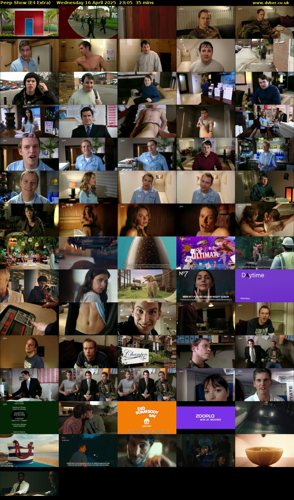 Peep Show (E4 Extra) Wednesday 16 April 2025 23:05 - 23:40
