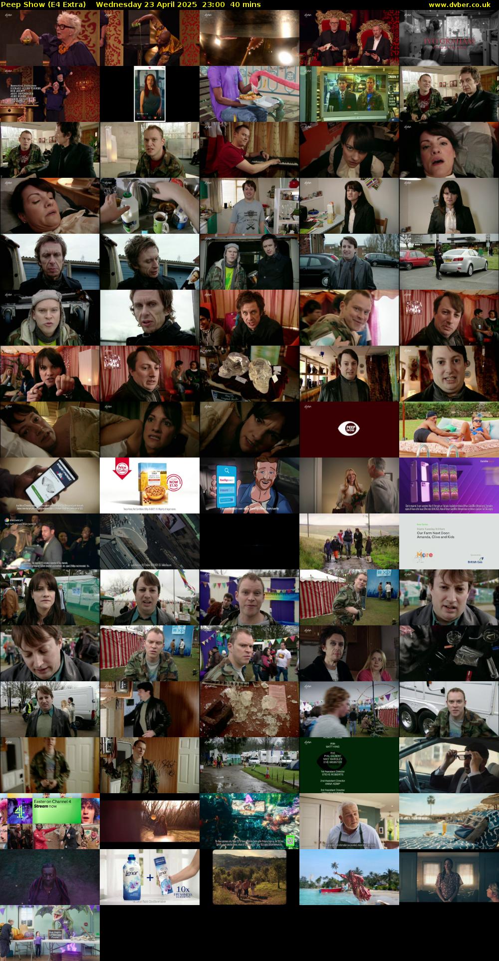 Peep Show (E4 Extra) Wednesday 23 April 2025 23:00 - 23:40
