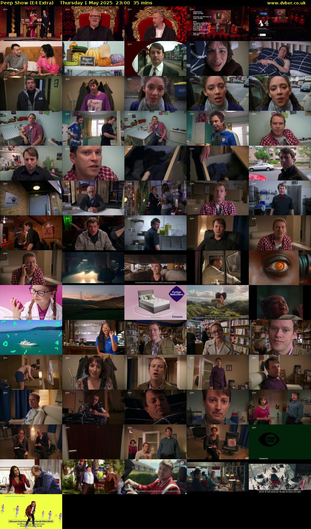 Peep Show (E4 Extra) Thursday 1 May 2025 23:00 - 23:35