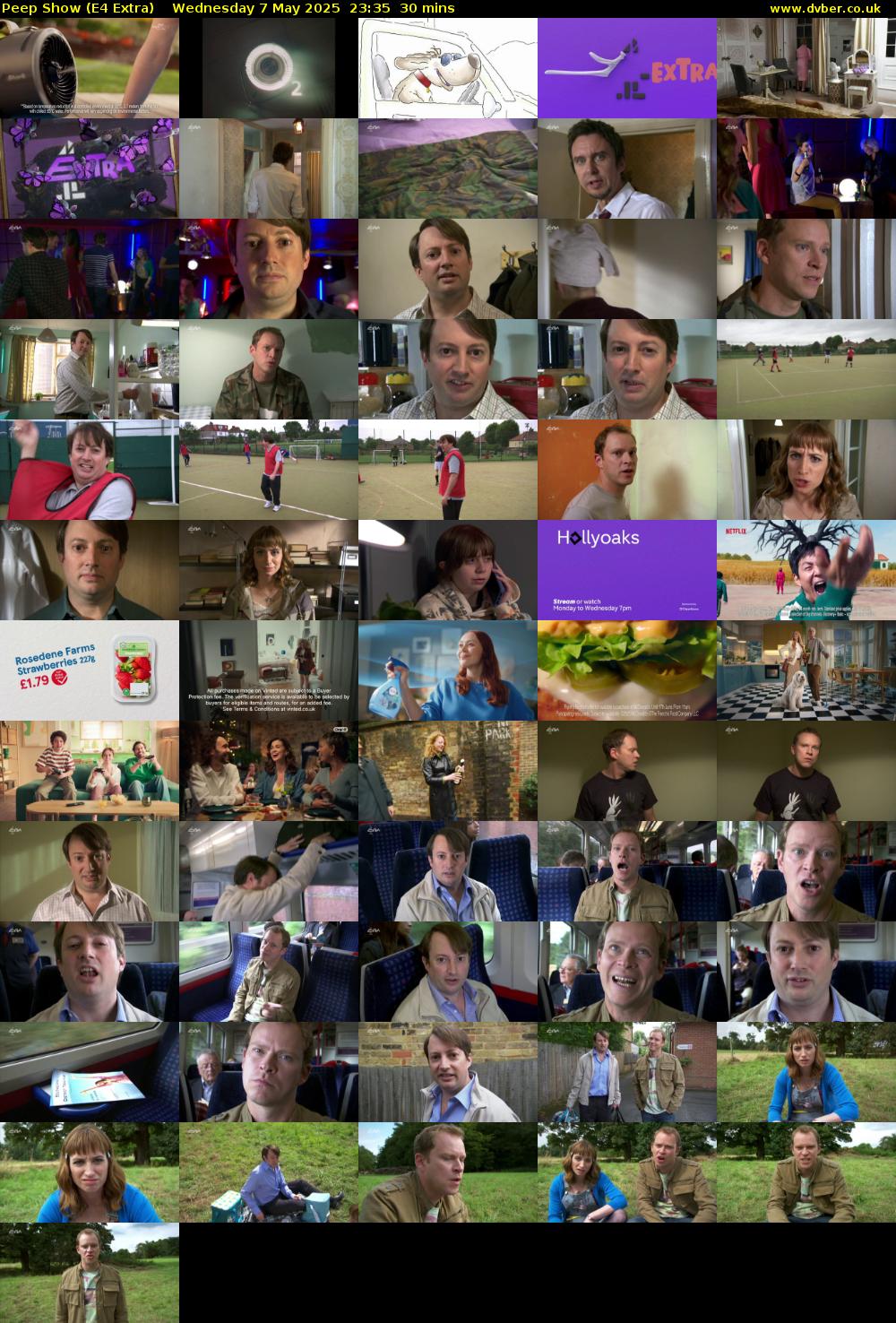 Peep Show (E4 Extra) Wednesday 7 May 2025 23:35 - 00:05
