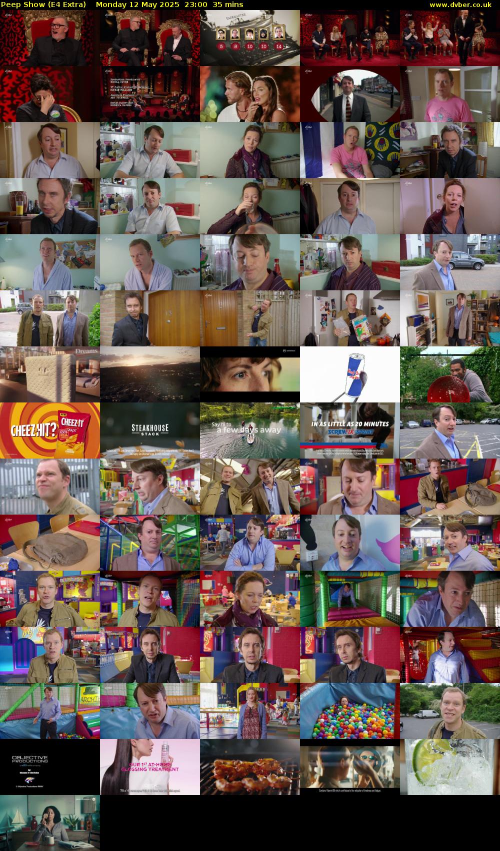 Peep Show (E4 Extra) Monday 12 May 2025 23:00 - 23:35
