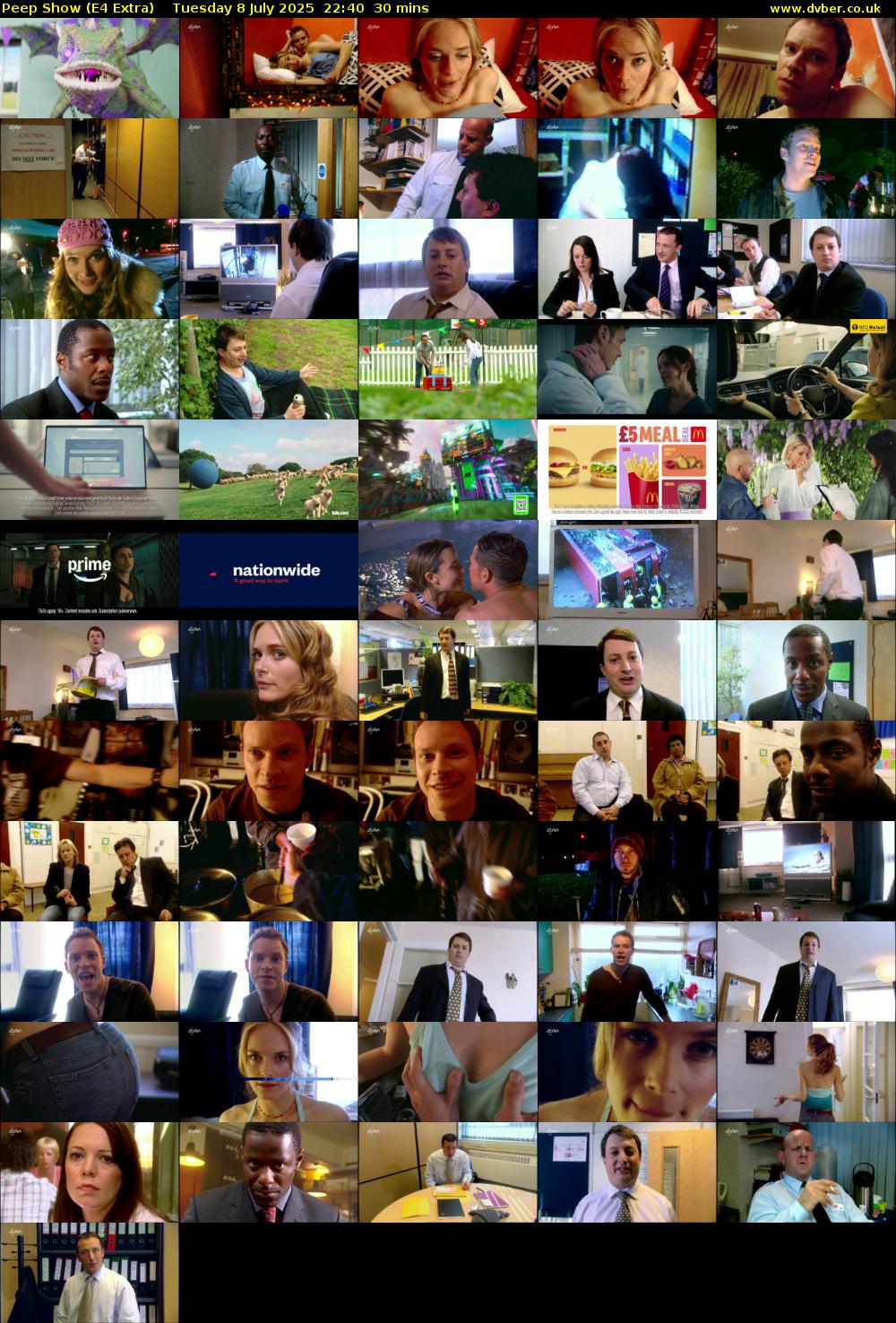 Peep Show (E4 Extra) Tuesday 8 July 2025 22:40 - 23:10