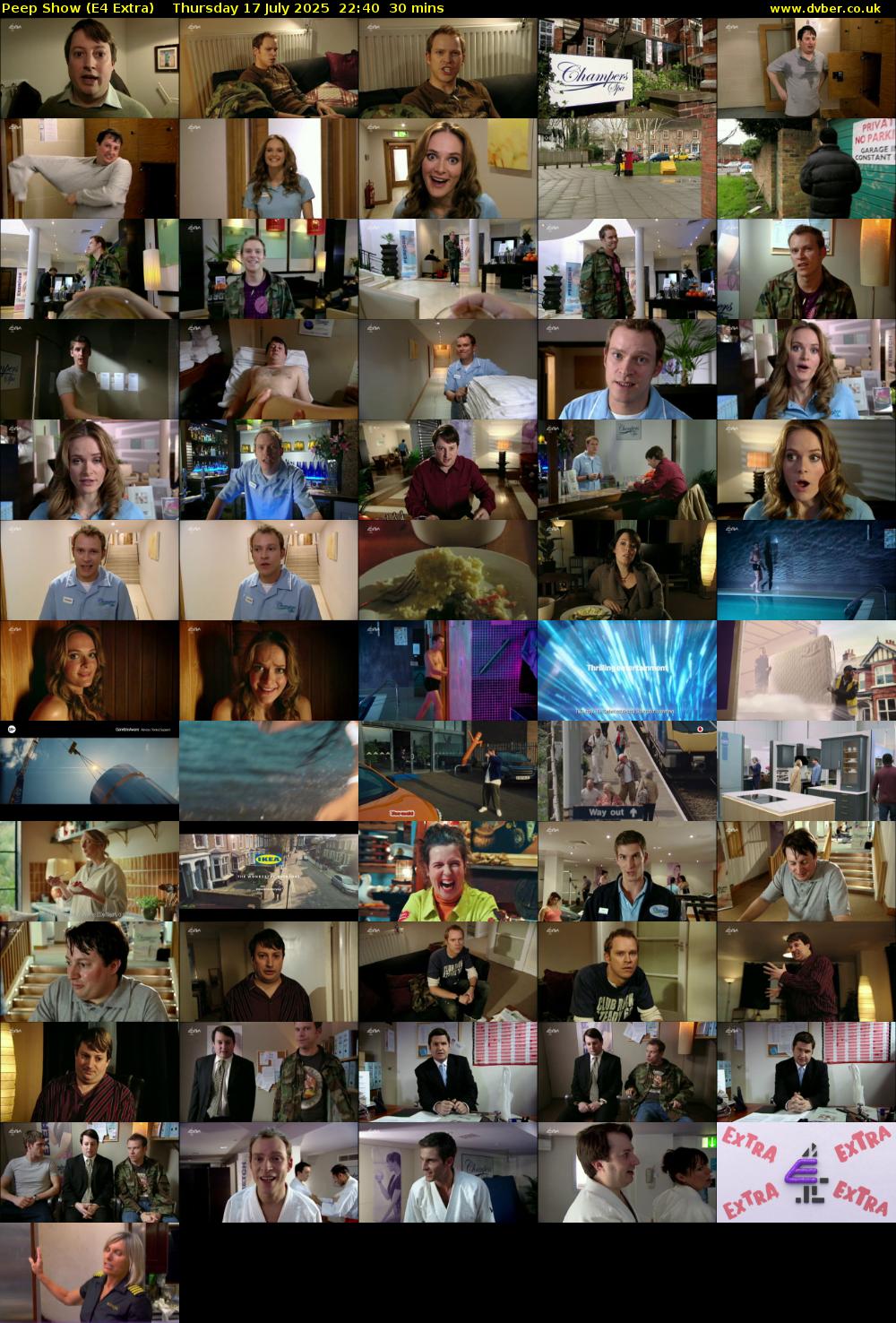 Peep Show (E4 Extra) Thursday 17 July 2025 22:40 - 23:10