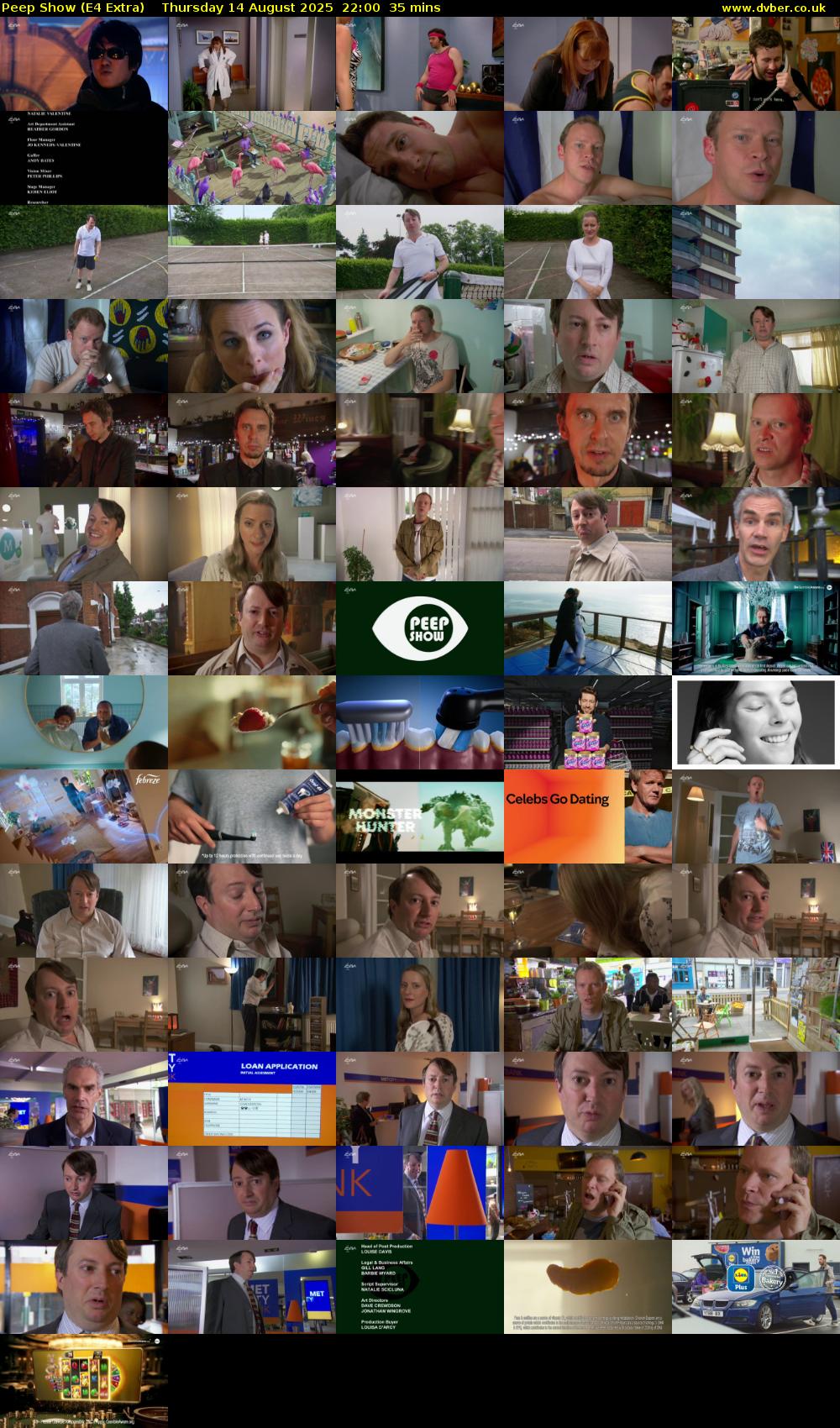 Peep Show (E4 Extra) Thursday 14 August 2025 22:00 - 22:35