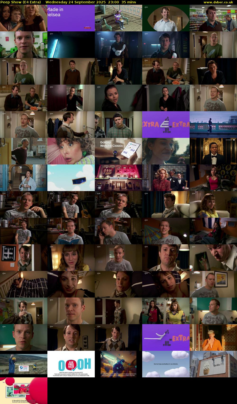 Peep Show (E4 Extra) Wednesday 24 September 2025 23:00 - 23:35