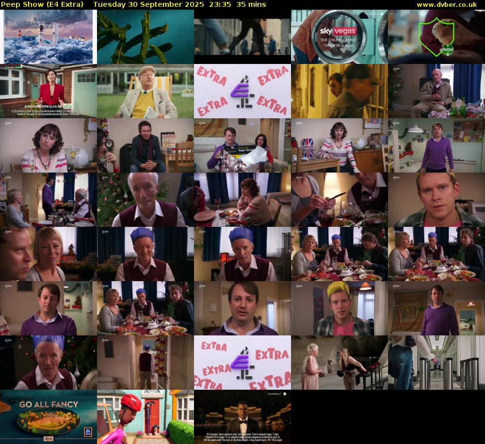 Peep Show (E4 Extra) Tuesday 30 September 2025 23:35 - 00:10